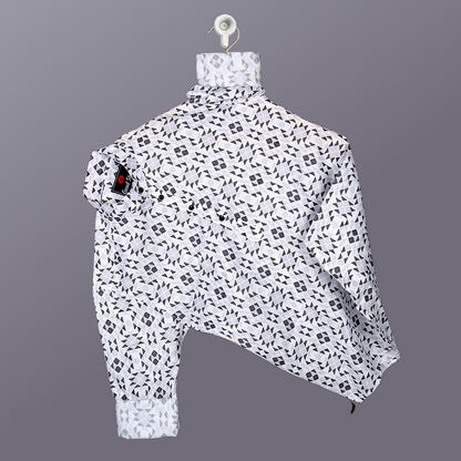 GraphiCotton – Premium Full Sleeve Casual Kurta Shirt with Abstract Detailing